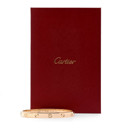 Cartier 18K Yellow Gold LOVE Bracelet 17 6 of 6