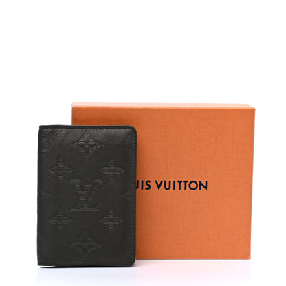 Louis Vuitton Calfskin Monogram Shadow Pocket Organizer Green 6 of 6