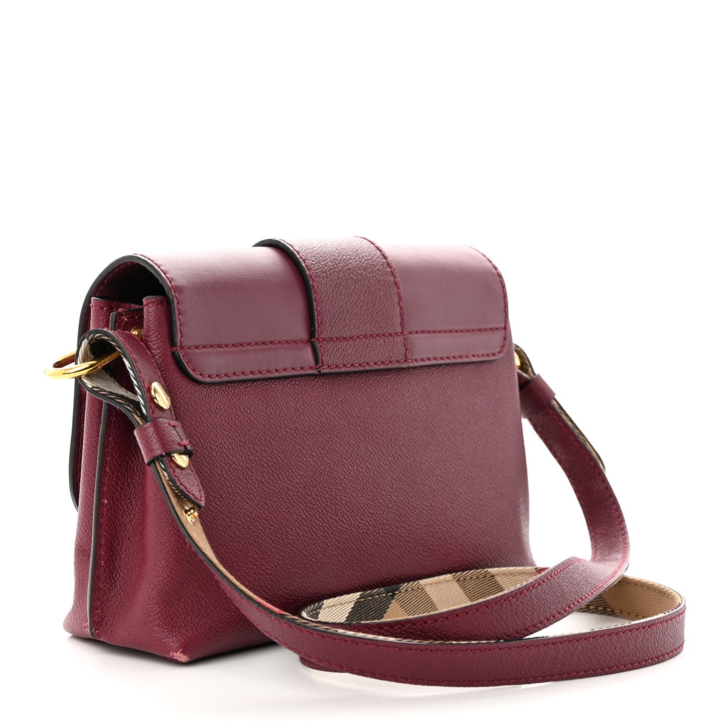 Soft Grain Calfskin Small Medley Crossbody Dark Plum