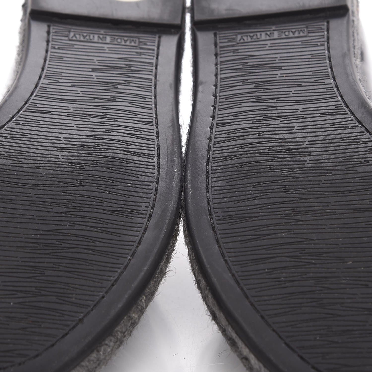 Chanel Patent Calfskin CC Mocassin Loafer Espadrilles 37 Black 9 of 16