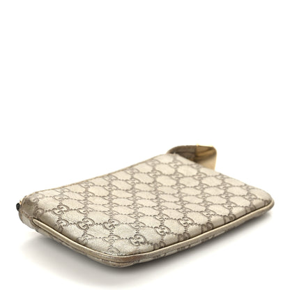 Gucci Metallic Microguccissima Key Case Grey 4 of 7