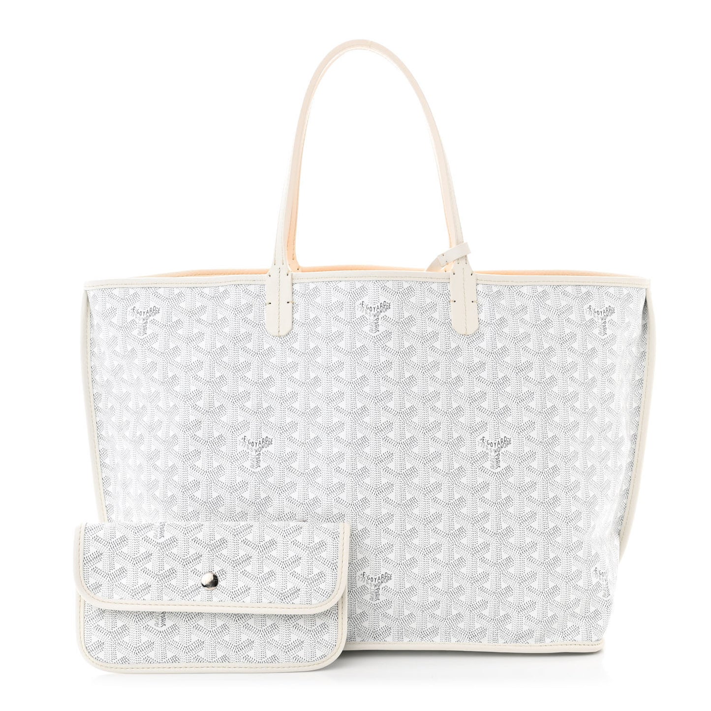 Goyardine Reversible Anjou PM White
