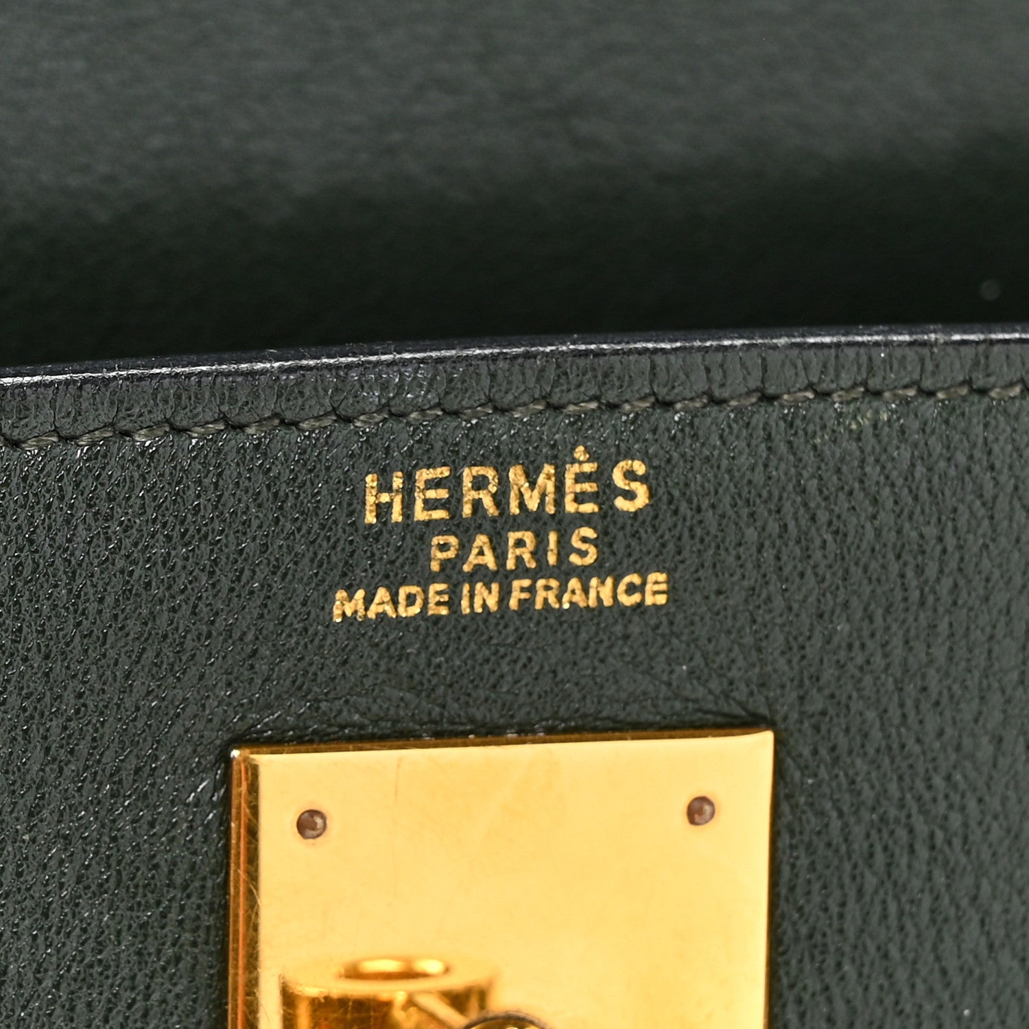 Hermes Gulliver Kelly Retourne 32 Vert Fonce 6 of 20
