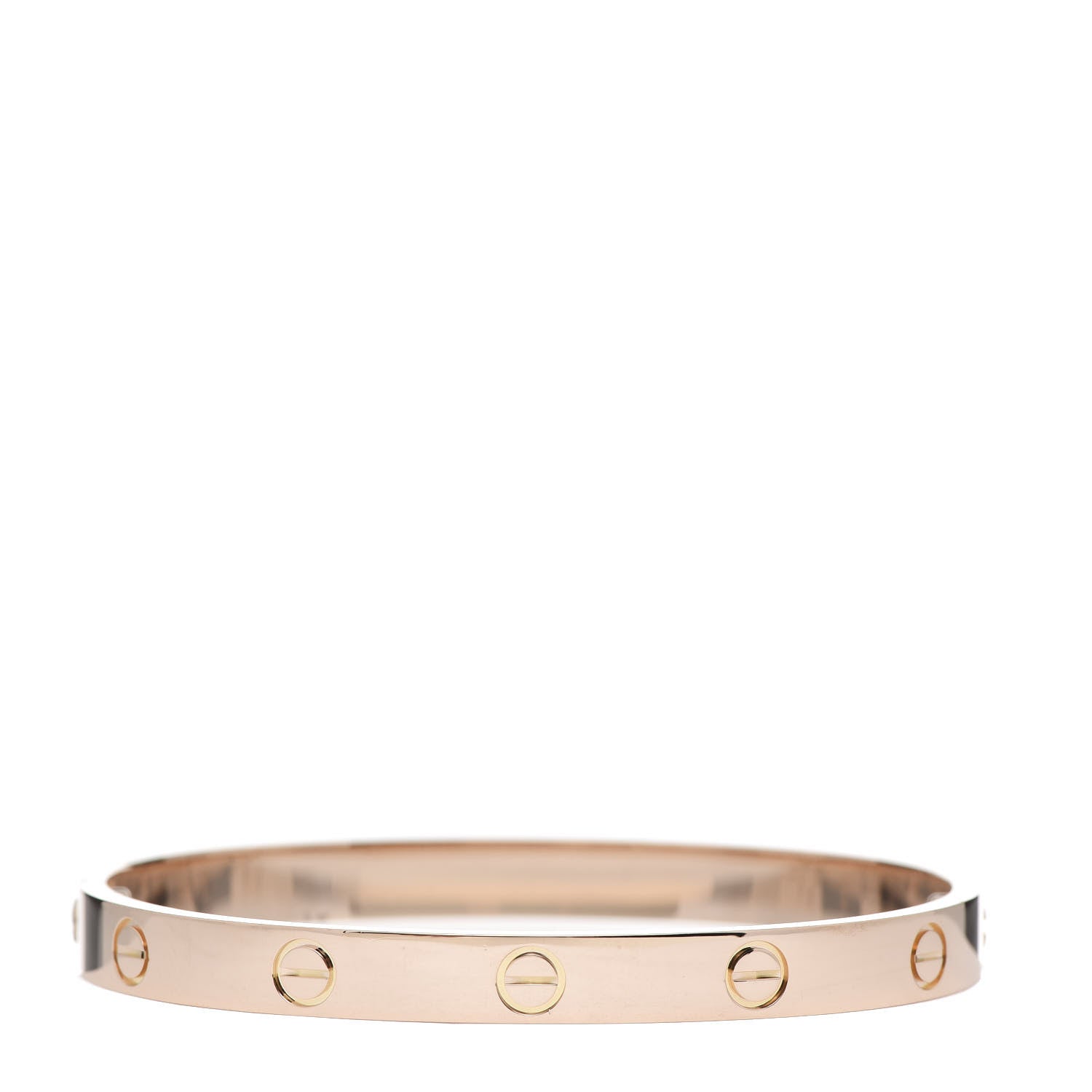 Cartier 18K Pink Gold LOVE Bracelet 17 3 of 7