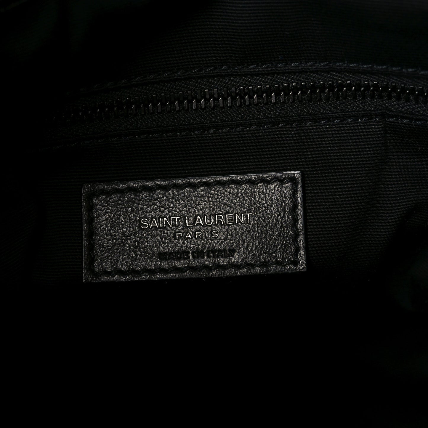Crinkled Calfskin Matelasse Monogram Medium Niki Shopper Tote Black