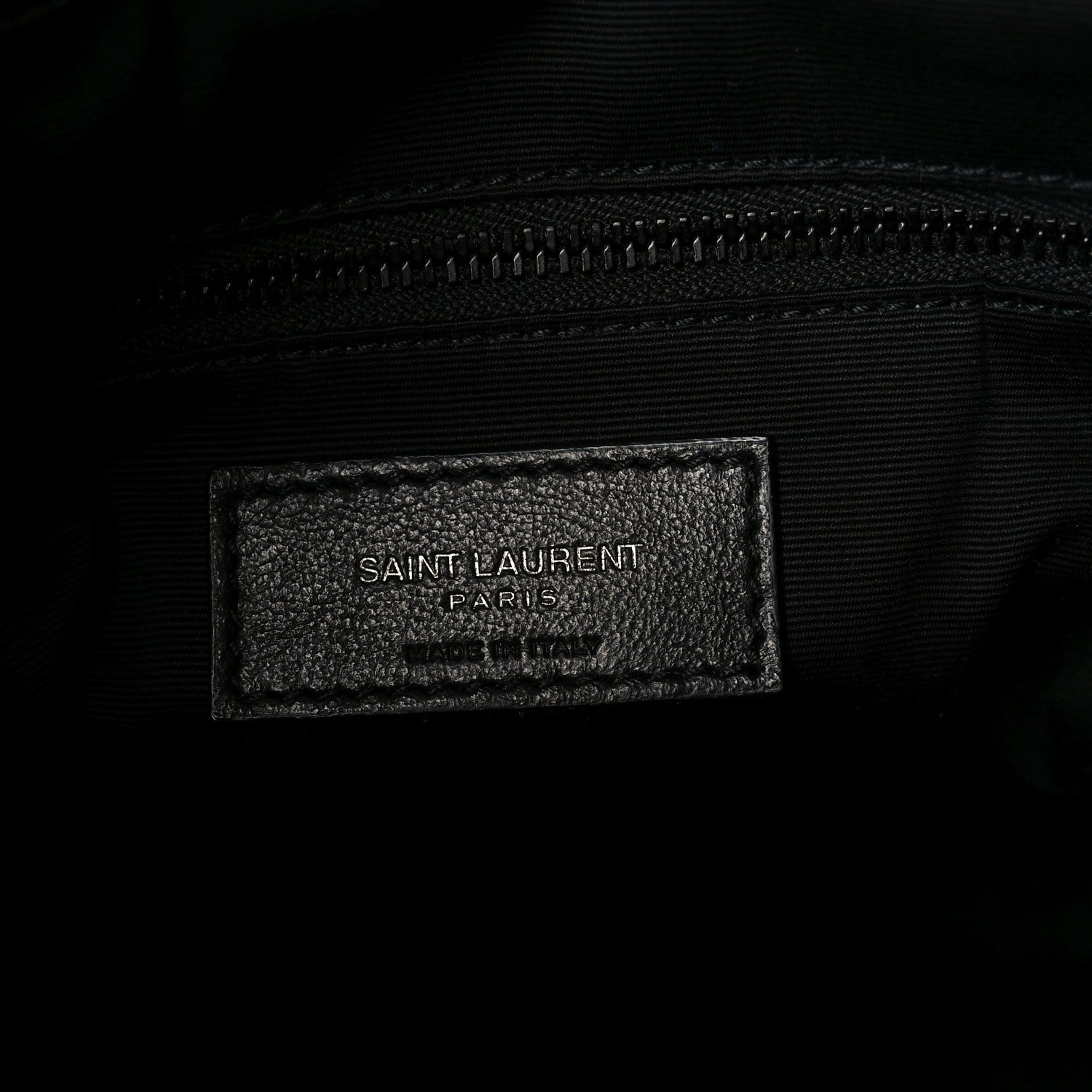Saint Laurent Crinkled Calfskin Matelasse Monogram Medium Niki Shopper Tote Black 6 of 10