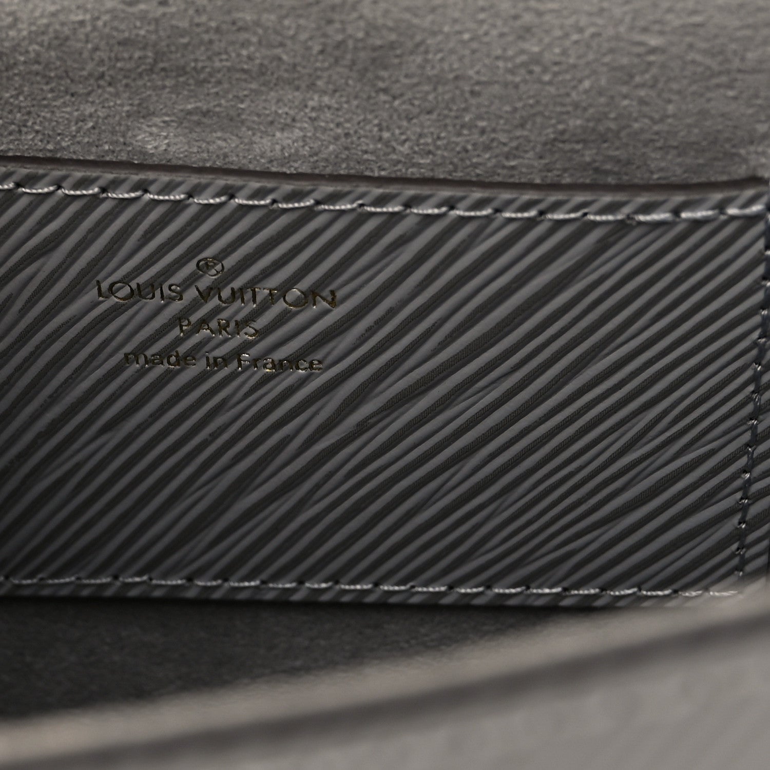 Louis Vuitton Epi Twist Shoulder Bag MM Gris Cloudy 7 of 11