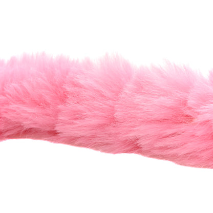 Chanel Fur CC Chain Belt 75 Gold Pink 3 of 4