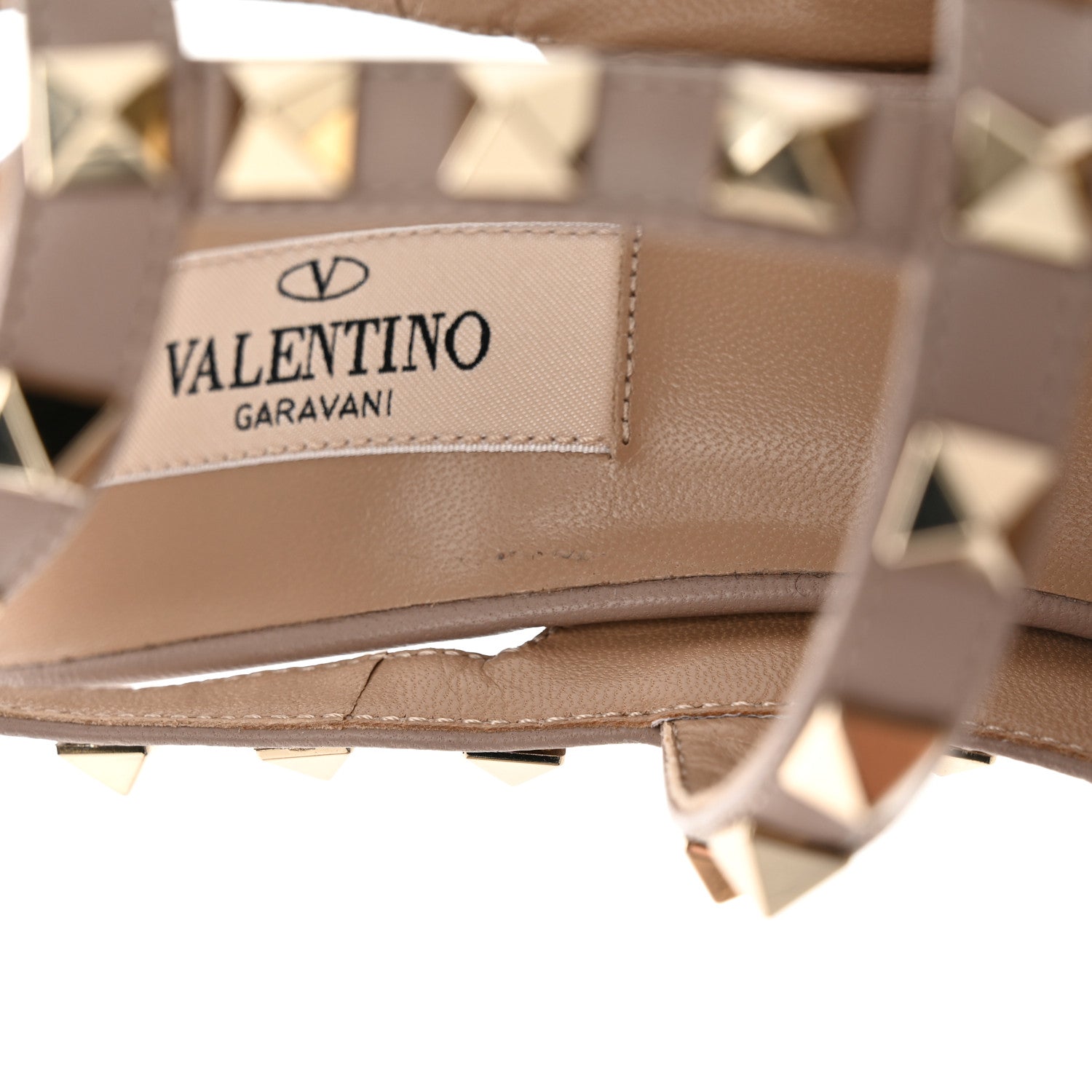 Valentino Garavani Patent Nappa Rockstud Ankle Strap 100mm Pumps 38 Black Poudre 9 of 17