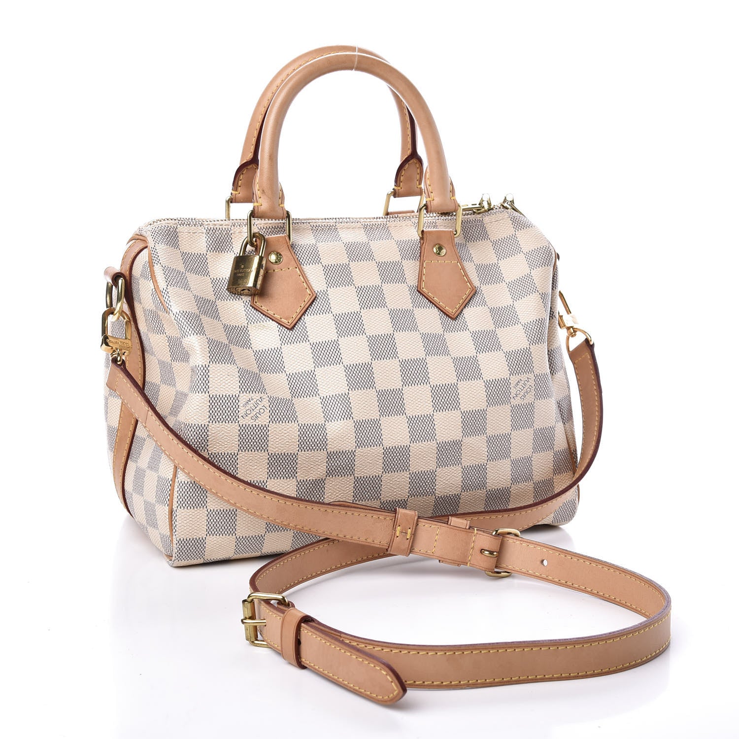 Louis Vuitton Damier Azur Speedy Bandouliere 25 2 of 9