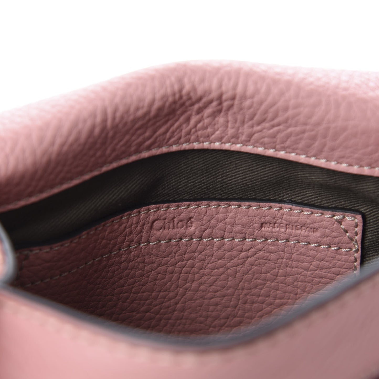 Calfskin Mini Marcie Round Crossbody Bag Fallow Pink
