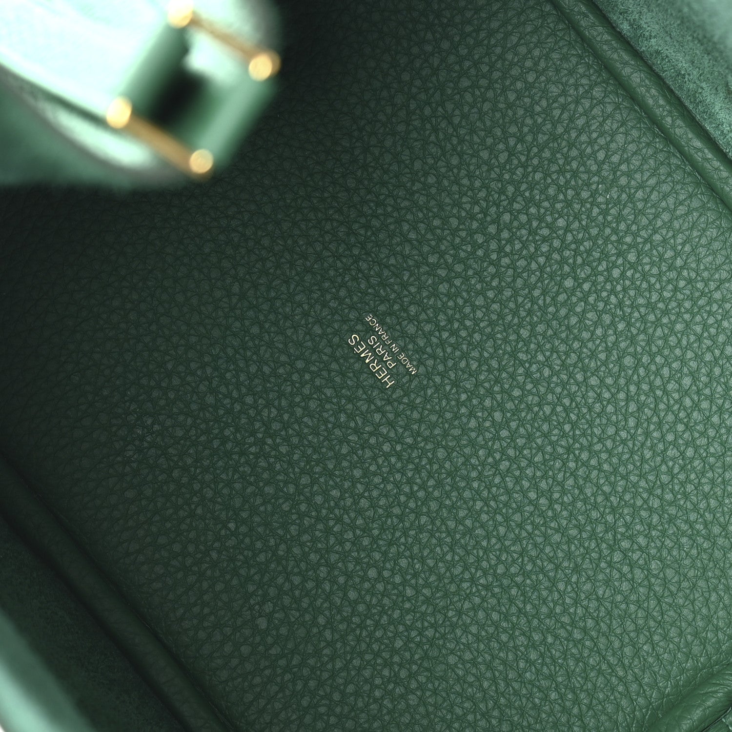 Hermes Taurillon Clemence Picotin Lock 22 MM Vert Vertigo 5 of 11