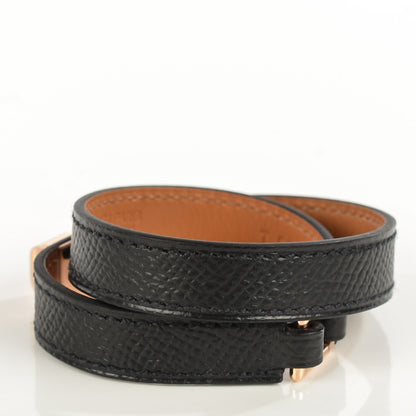 Hermes Epsom Rivale Bracelet XS Black 3 of 9