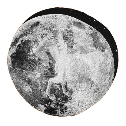 Hermes Cashmere Silk Clair De Lune Round Scarf 140 1 of 5