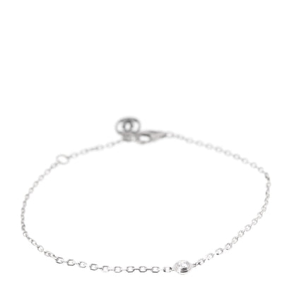 Cartier 18K White Gold Diamond SM D'Amour Bracelet 1 of 6