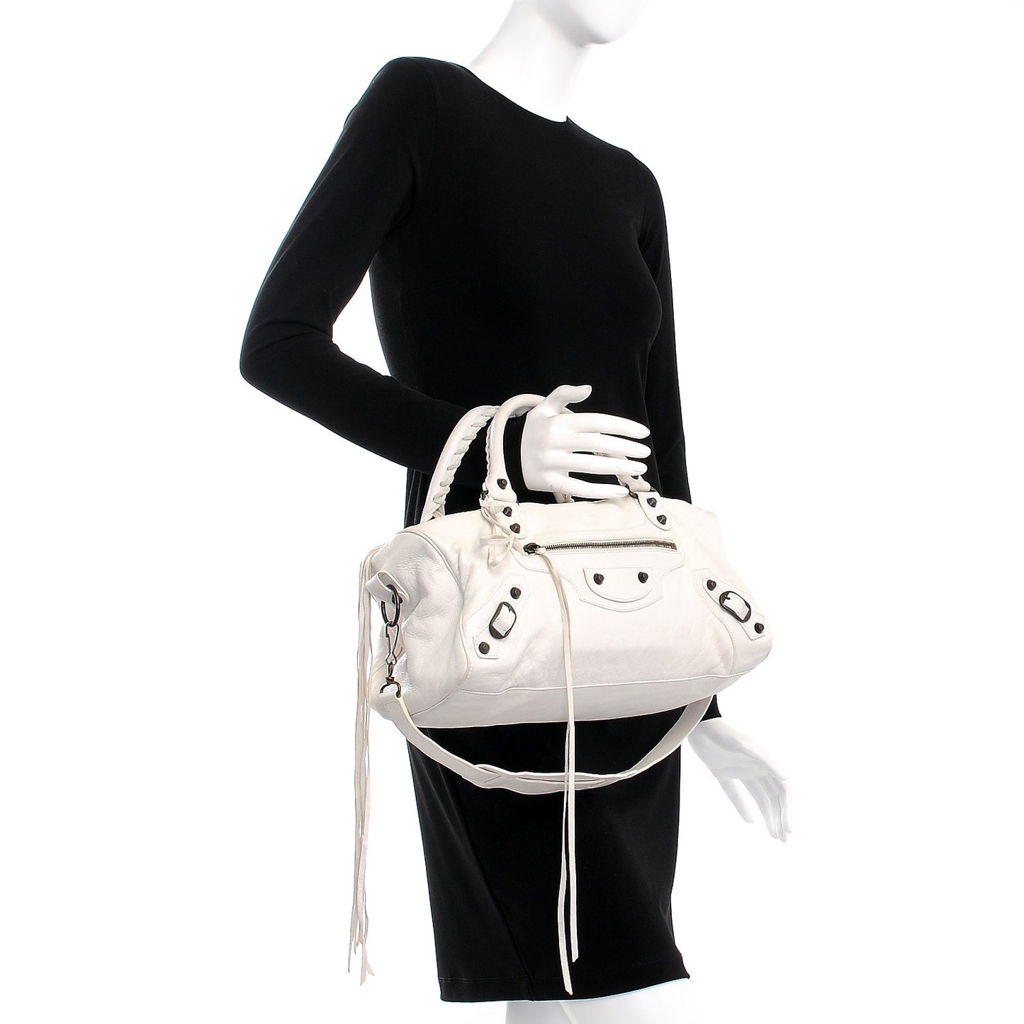 Agneau Classic Hardware Twiggy White