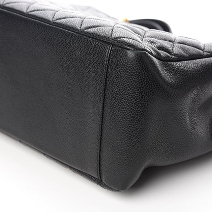 Chanel Caviar Quilted Grand Shopping Tote GST Black 8 of 9