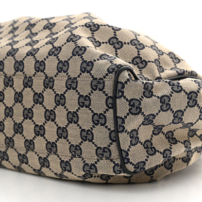 Gucci Monogram Medium Sukey Tote Navy 10 of 11