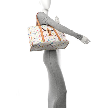 Louis Vuitton Monogram Multicolor Aurelia GM White 2 of 15