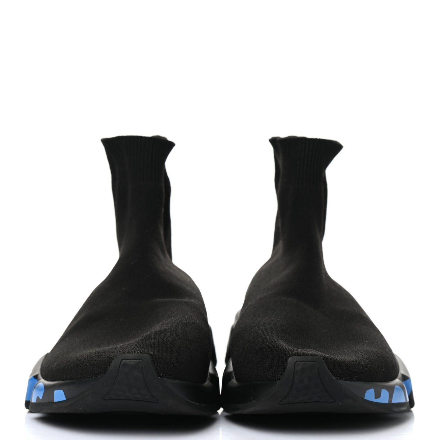 Neoprene Knit Mens Speed Graffiti Sneakers 41 Black Blue