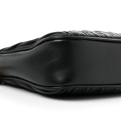 Miu Miu Nappa Matelasse Shoulder Bag Black 7 of 8