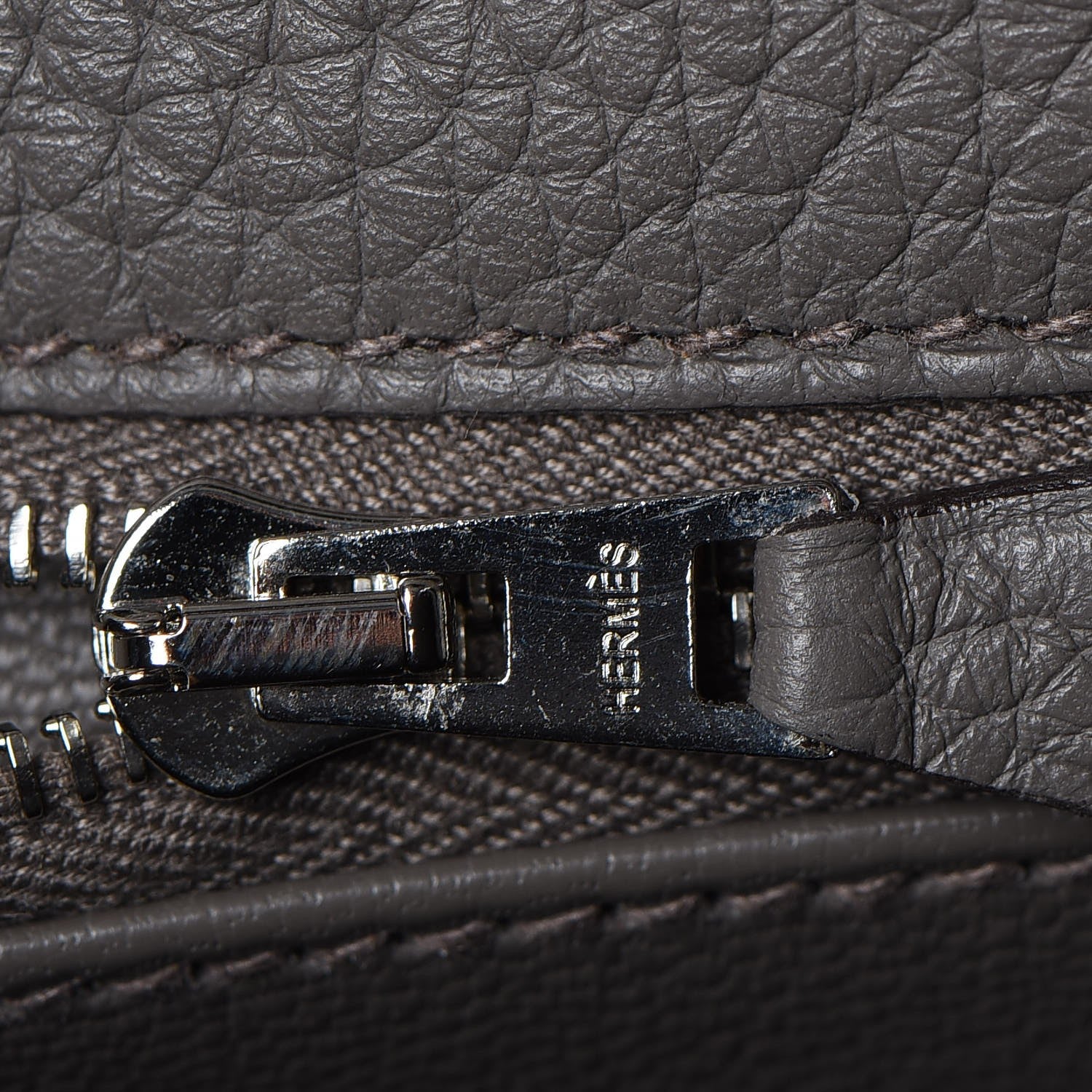 Hermes Taurillon Clemence Kelly Retourne 32 Etain 13 of 33