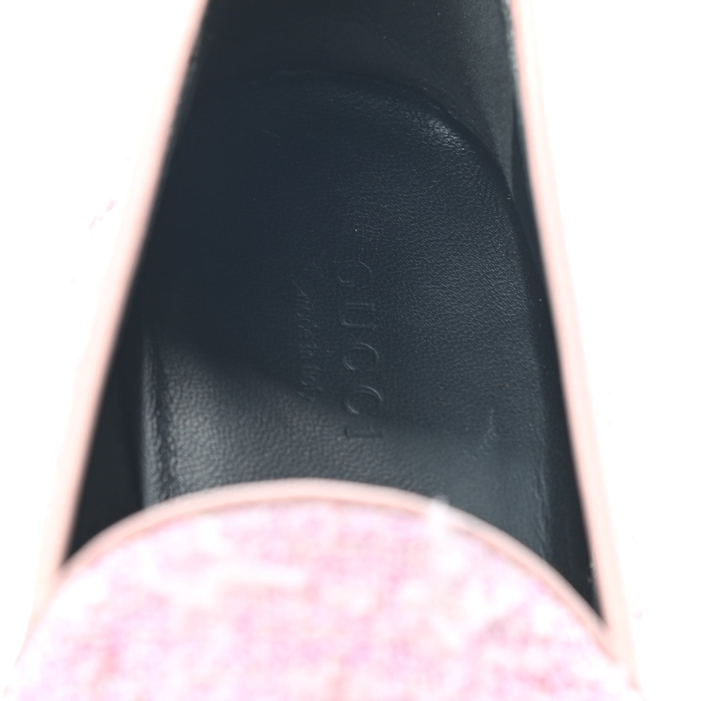 Wool Tweed Horsebit Womens Jordaan Loafers 40.5 Pink White Perfect Pink