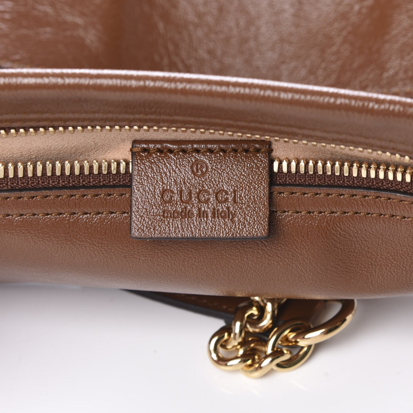 Calfskin Large Rajah Chain Tote Cuir