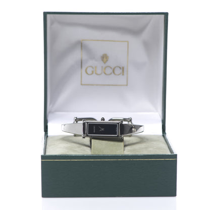 Gucci Stainless Steel 12mm 1500L Horsebit Quartz Watch Black 6 of 6