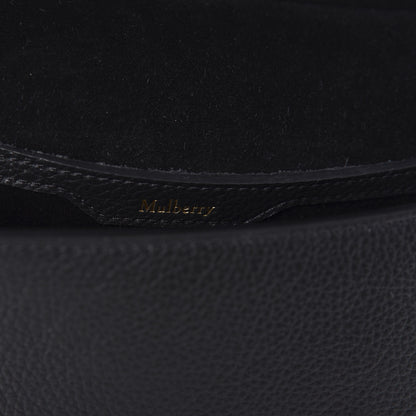Mulberry Small Classic Grain Calfskin Amberley Satchel Black 8 of 9