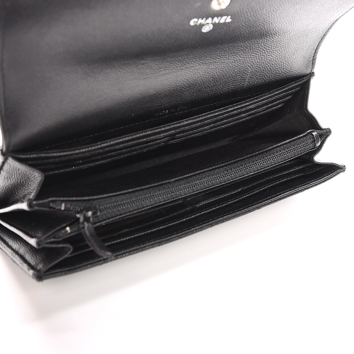 Caviar Quilted Boy Flap Wallet So Black