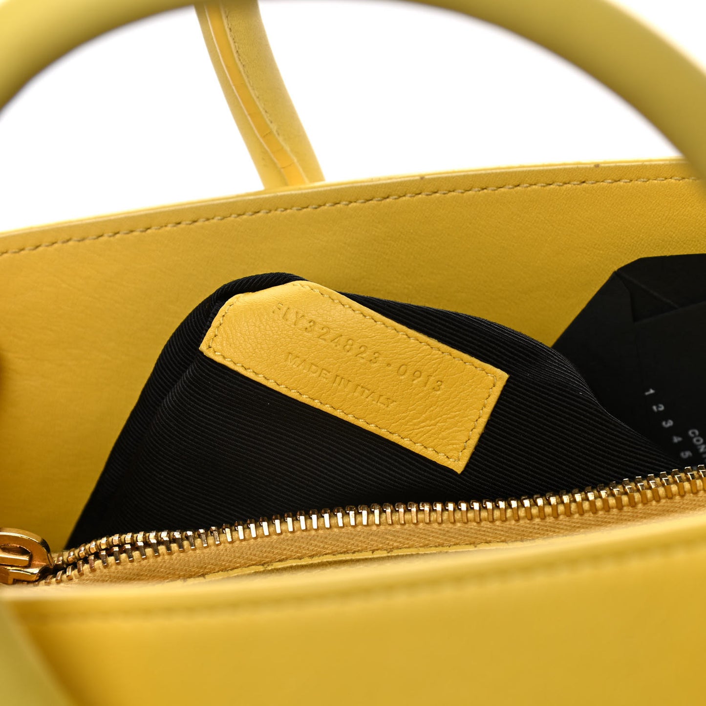 Calfskin Small Sac De Jour Bag Yellow
