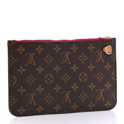 Louis Vuitton Monogram Neverfull MM GM Pochette Pivoine 3 of 13