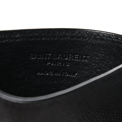 Saint Laurent Grain de Poudre 5 Fragments Card Holder Black 6 of 6
