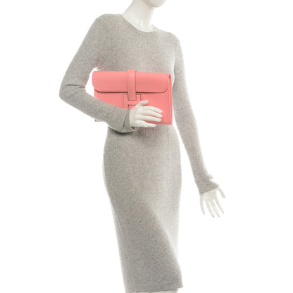 Hermes Epsom Jige PM Clutch Rose Confetti 2 of 7