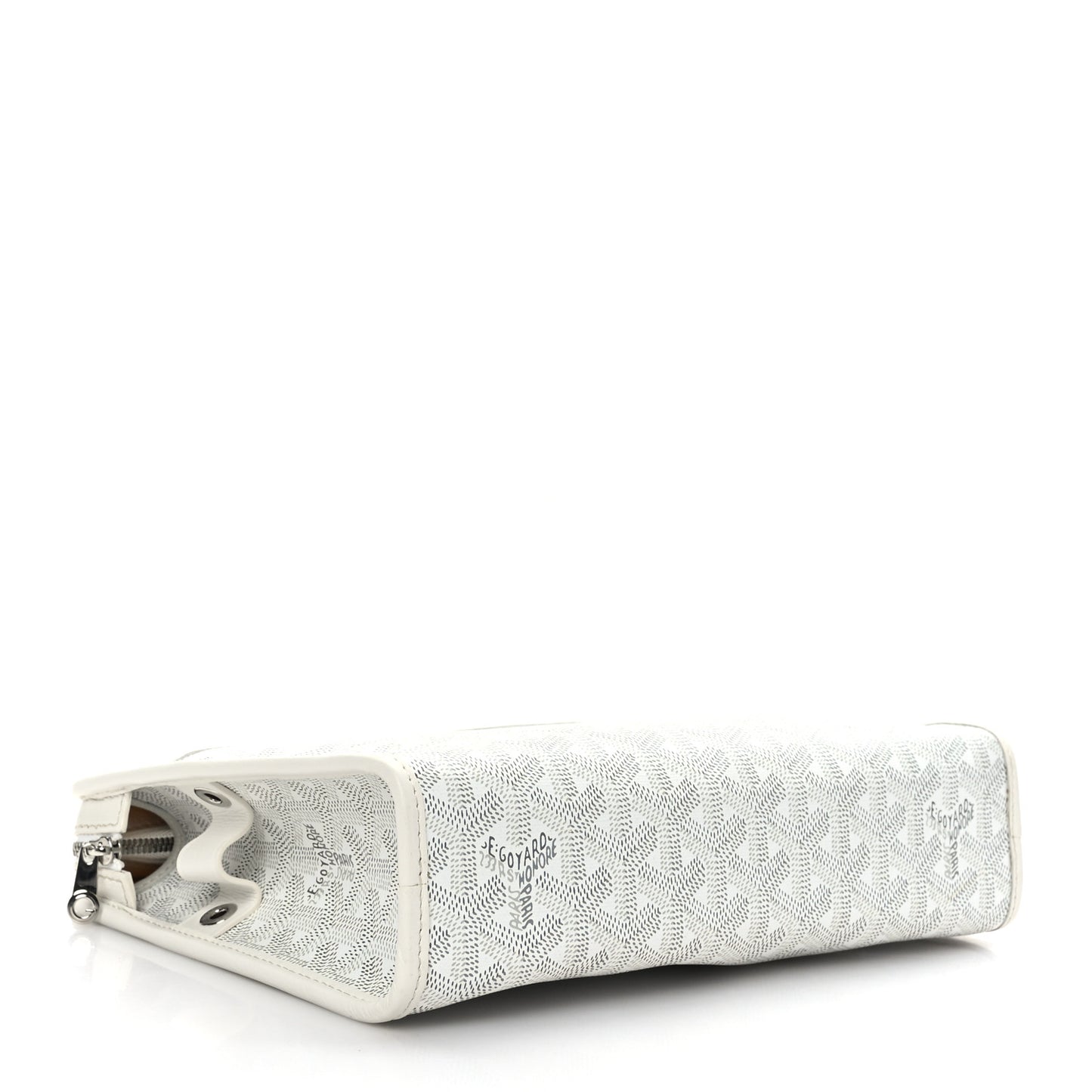 Goyardine Jouvence Toiletry Pouch White