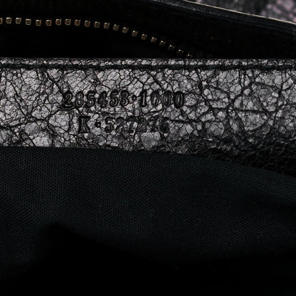 Balenciaga Agneau Giant 12 Gold Hardware Premier Clutch Black 8 of 11