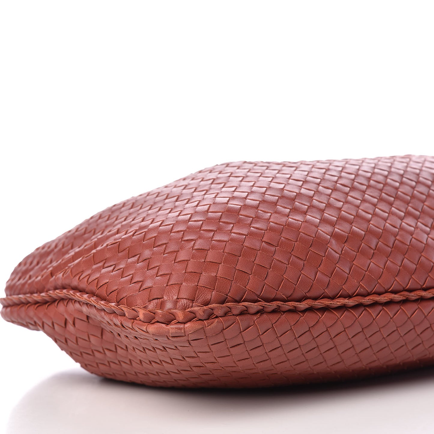 Nappa Intrecciato Large Veneta Hobo Brique