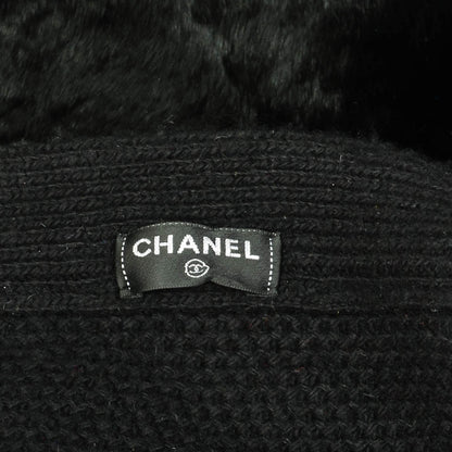 Chanel Rabbit Fur Throw Blanket Black 3 of 4