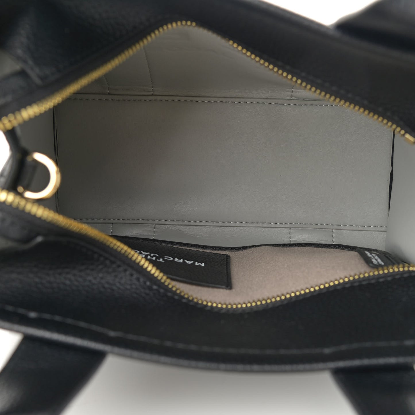 Grained Calfskin Mini The Tote Bag Black