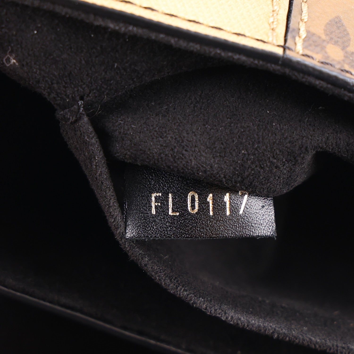 Louis Vuitton Calfskin Reverse Monogram Studded Twist Shoulder Bag MM Black Gold 6 of 9