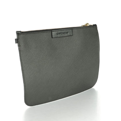 Givenchy Textured Coated Canvas Rottweiler Print Small Cosmetic Pouch Black 3 of 7