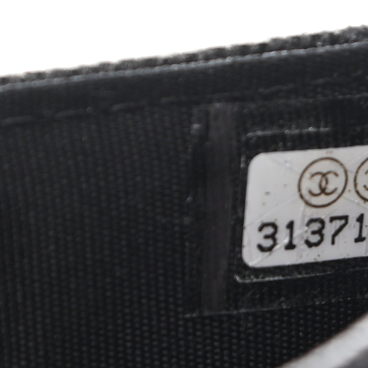 Caviar Quilted Boy Flap Card Holder Black