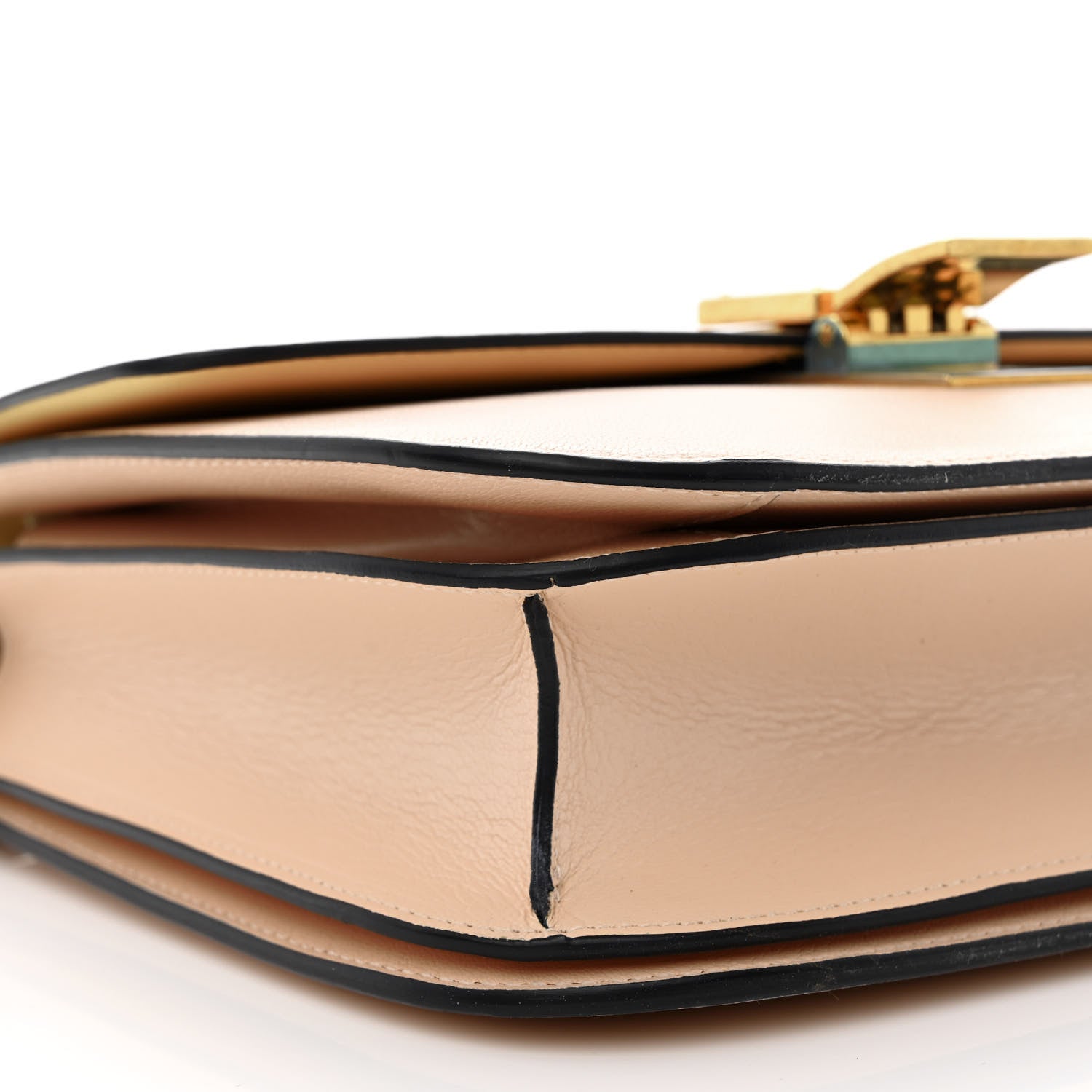 Celine Shiny Goatskin Medium Classic Box Flap Bag Blush 10 of 12