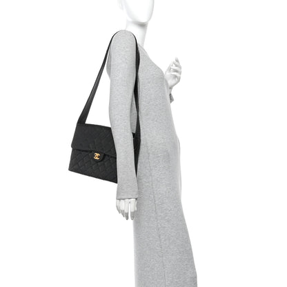 Chanel Lambskin Quilted Flap Shoulder Bag Black 2 of 11