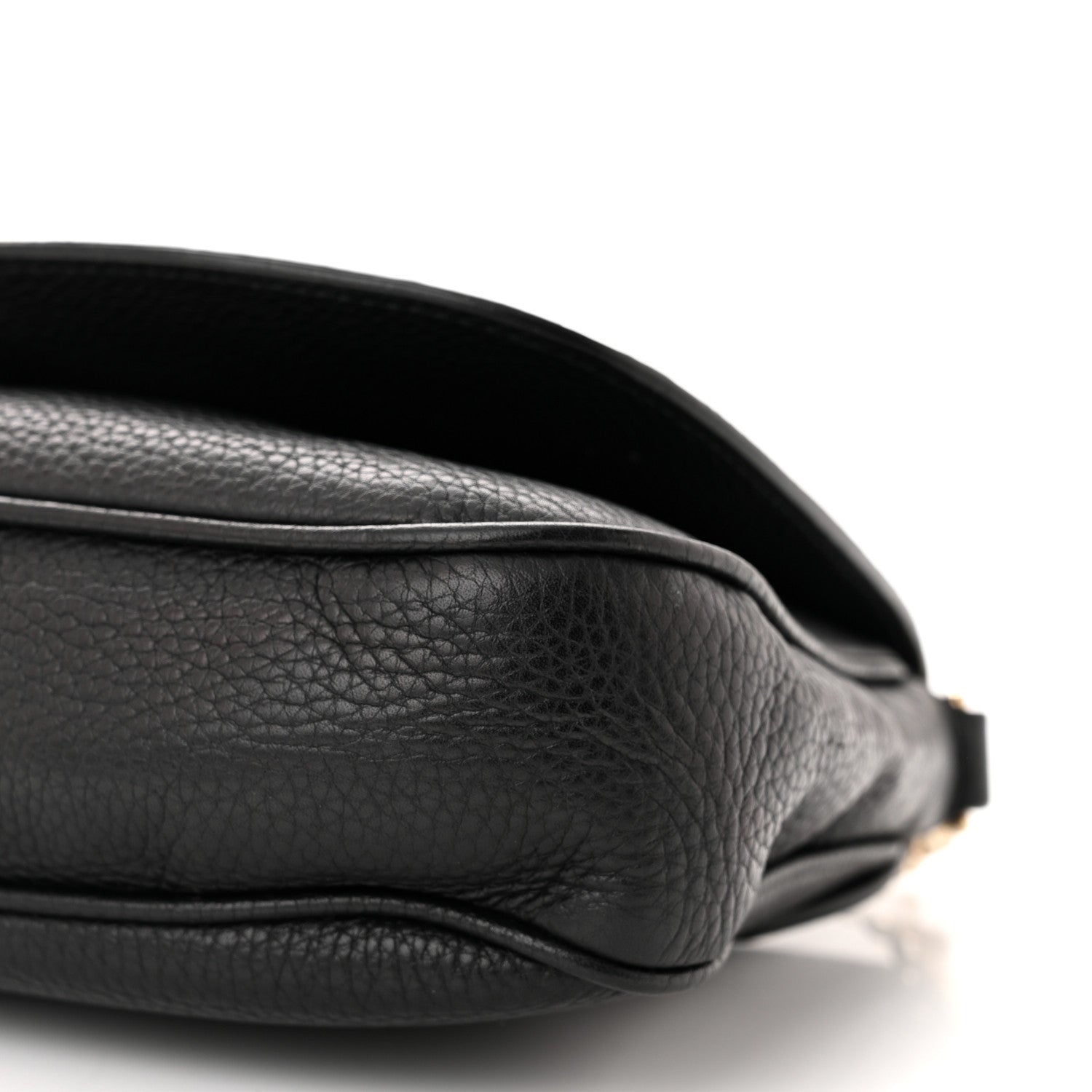 Gucci Pebbled Calfskin Medium Soho Flap Crossbody Black 10 of 17