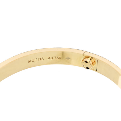 Cartier 18K Yellow Gold LOVE Bracelet 18 7 of 9