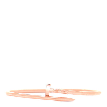 Cartier 18K Pink Gold Small Juste Un Clou Bracelet 16 1 of 5