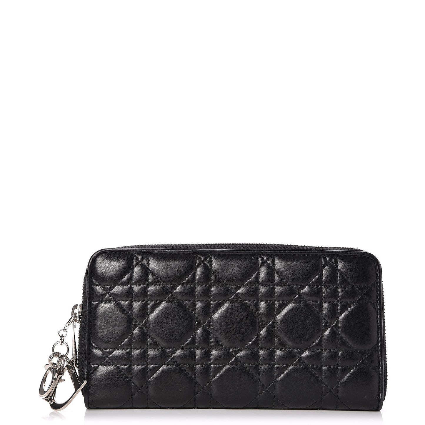 Lambskin Cannage Voyageur Wallet Black