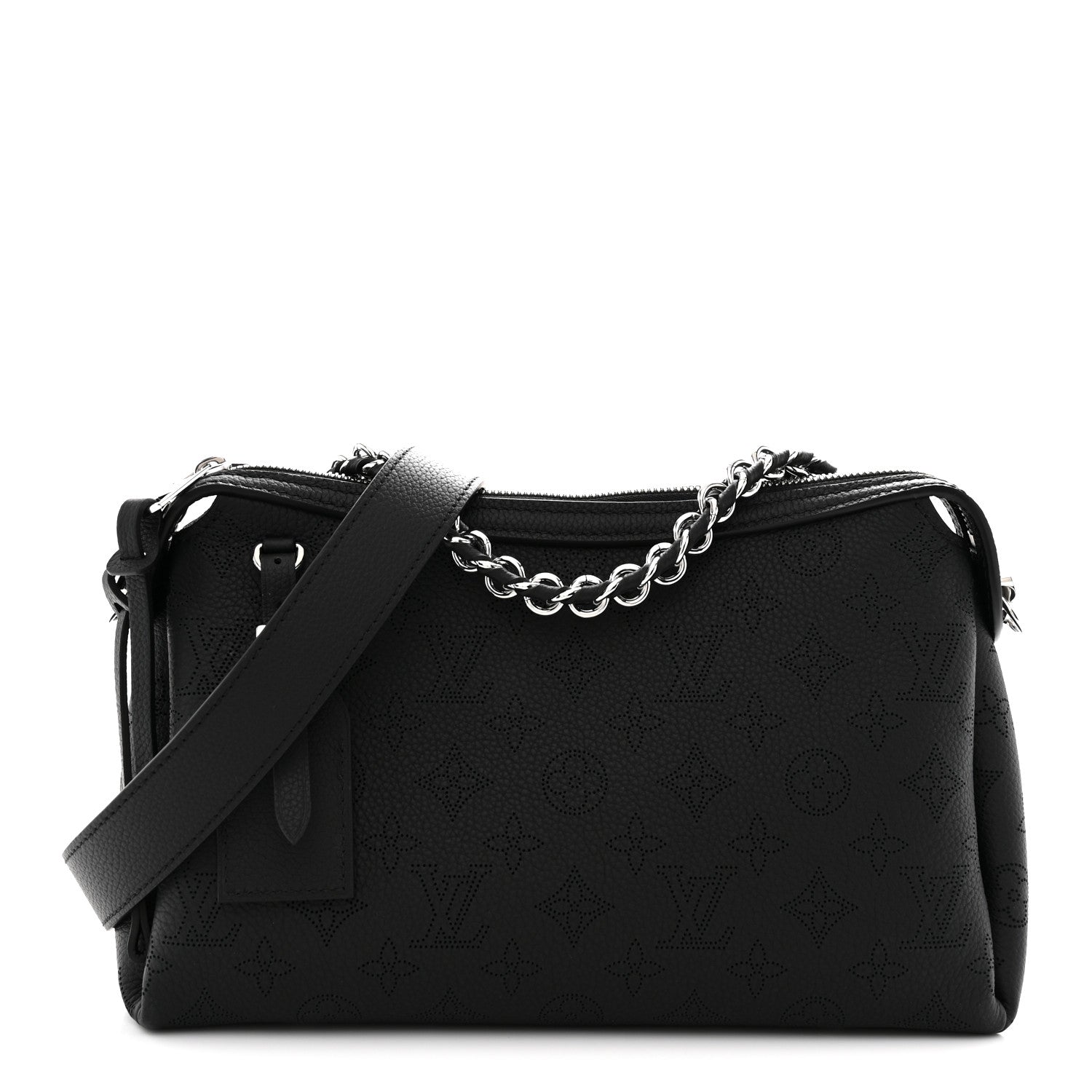 Louis Vuitton Mahina Braided Hand It All PM Black 1 of 10